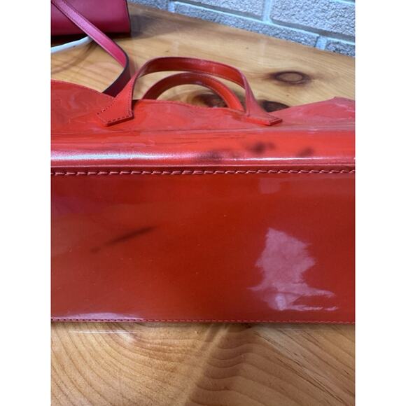 Louis Vuitton Wilshire Monogram Shoulder Bag PM Red Leather - Picture 4 of 7